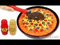 Toy Velcro Cutting Play Doh Pizza Microwave Toy Ice Cream Learn Fruits & Vegetables Toy Surprise Egg