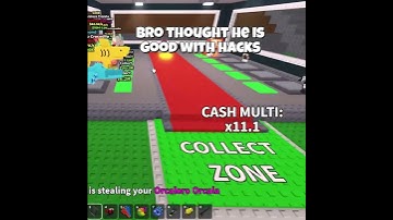Bro thought he is good with hacks #roblox #stealabrainrot