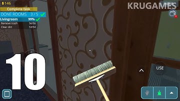 House Designer : Fix & Flip Android Gameplay #10 - Cleaning after the party