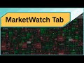 MarketWatch Tab Quiz