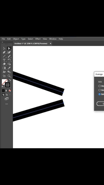How to Join Two Lines in Adobe Illustrator #shorts - YouTube