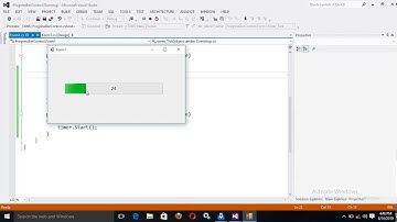 ProgressBar Control in C Sharp. C# Tutorial in Hindi