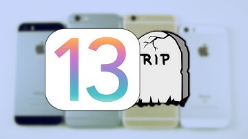 iOS 13 - iPhone SE & iPhone 6S NOT Supported?