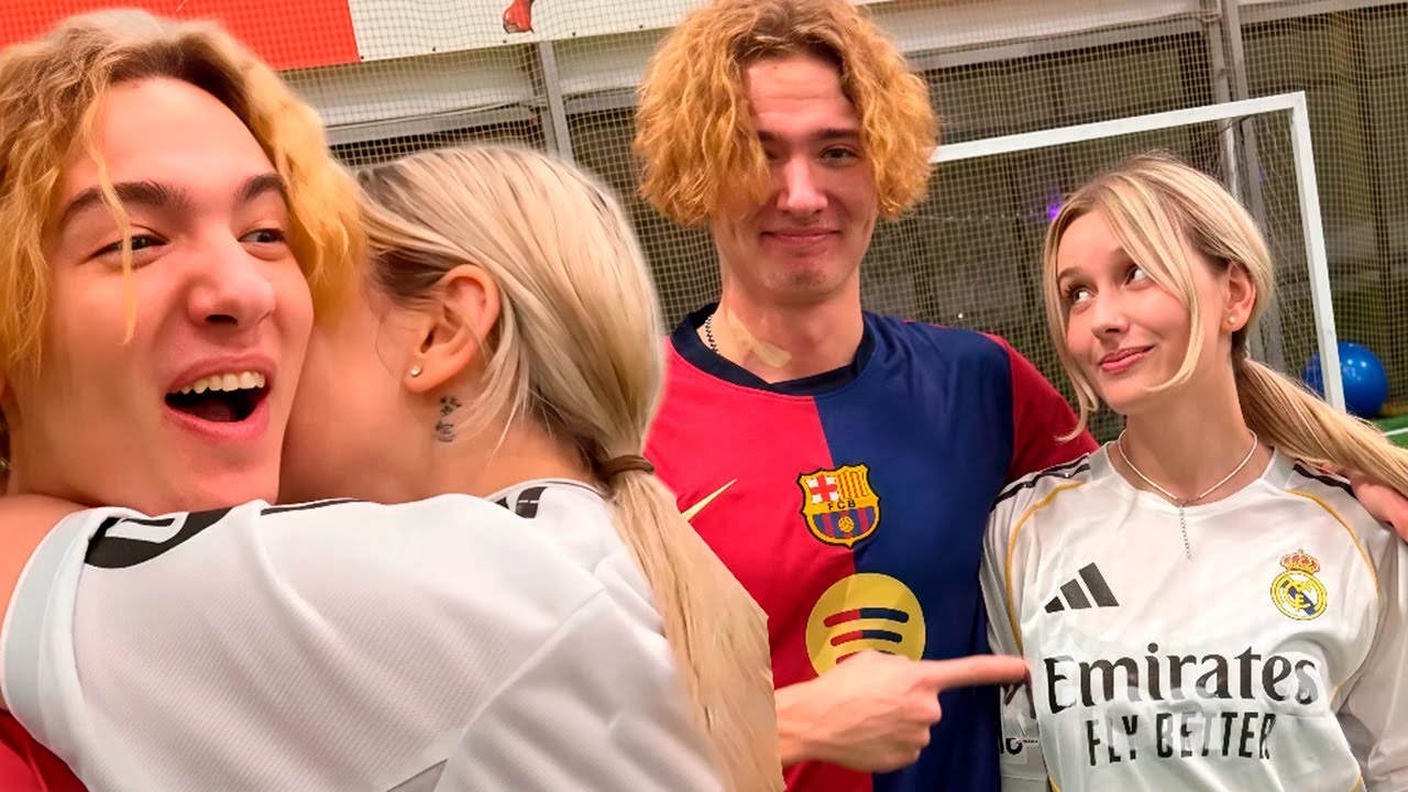 С ЖЕНОЙ В ПАРЕ ГОНЯЕТ ФУТБОЛ / Энзай Влада & Дана Миксер & Полина & Тема