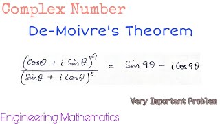 Celebrity 2. De-Moivre's Theorem | Problem#1 | Complex Number Net Worth