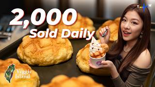 The Pineapple Bun That Went Viral | Veggie Island screenshot 4