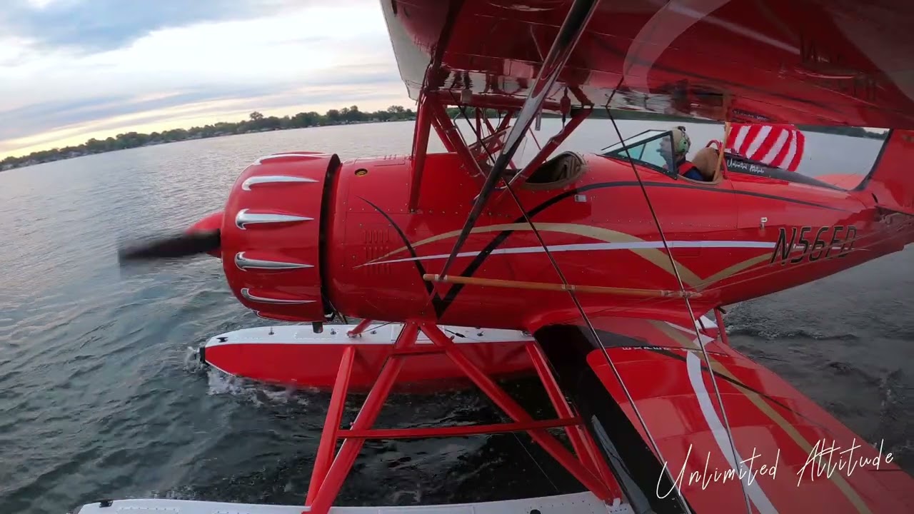 Fourth of July Float Plane, Waco YMF-5
