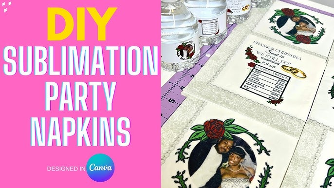 DIY custom party plates and napkins #party #decorations #papercraft 