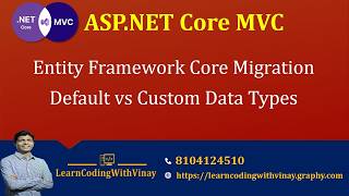 ASP.NET Core MVC: Entity Framework Core Data Type Mapping (C# to SQL Server)
