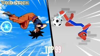 TOP 99 FUNNIEST STICKMAN DISMOUNTING FUNNY MOMENTS | VOID STICK