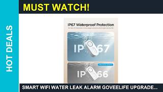 Smart WiFi Water Leak Alarm GoveeLife Upgraded Smart Water Leak Detector 1s Guide