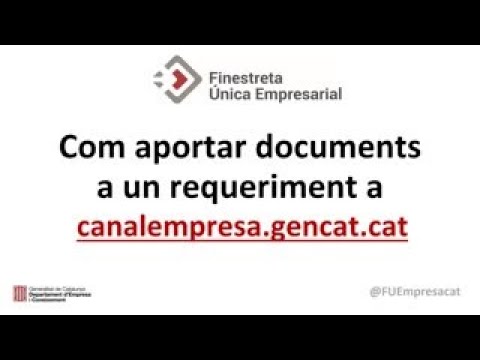 Vídeo: Com Emplenar El Certificat D’un Caixer-operador