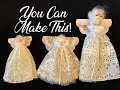 How to Make Heirloom Lace Angel Christmas Ornaments