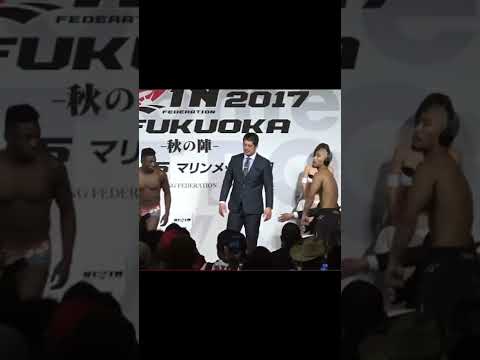 【RIZIN】公開計量で乱闘集 #マネルケイプ #山本アーセン #曙 #ボブサップ