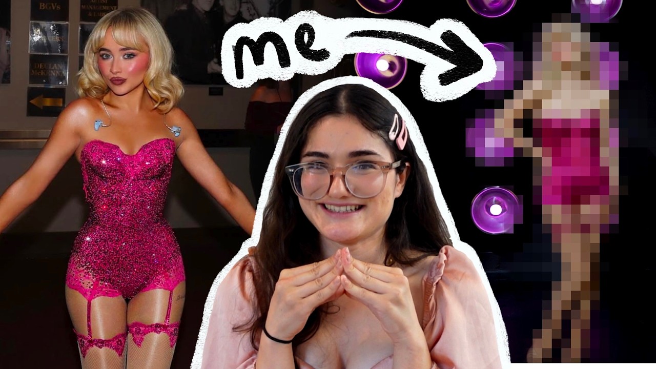 I made Sabrina Carpenter’s Tour Outfit (and yes, i fully rhinestoned it)