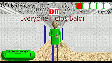 Everyone Helps Baldi vs Baldi random games