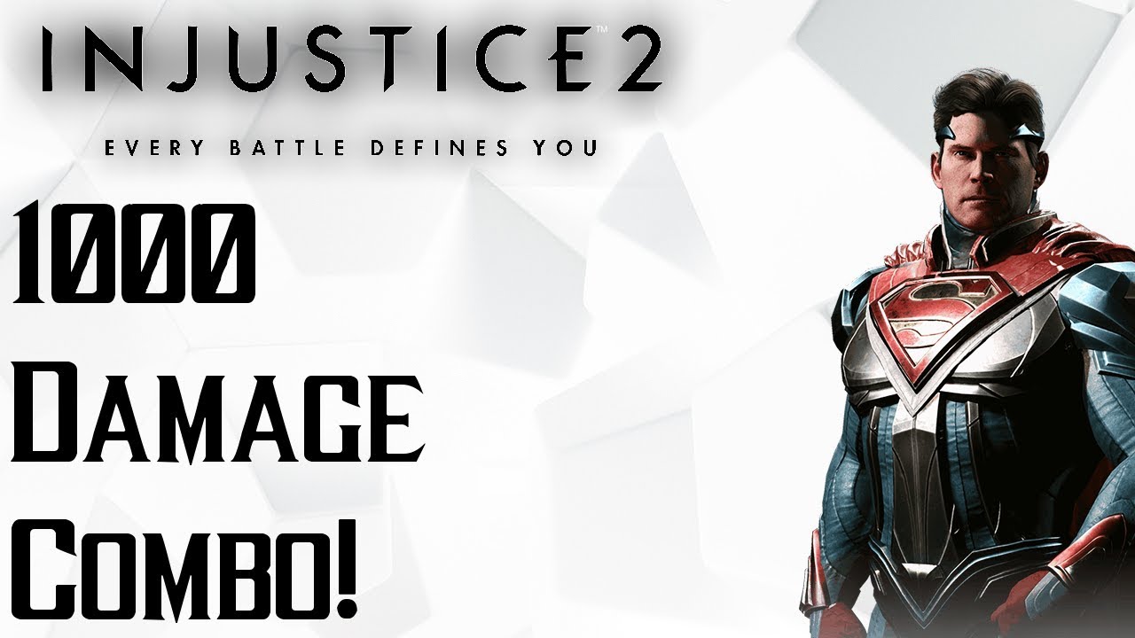 COMPETITIVE MODE ON! Injustice 2 Superman 1000 Damage Combo! [Ft. Mr_Mas314]