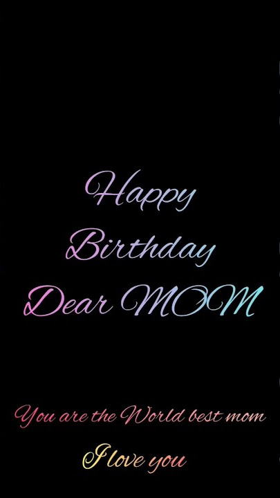 Happy birthday mama /Birthday status #shorts #birthday #whatsappstatus