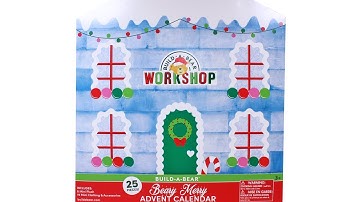 Build a Bear Workshop Beary Merry Advent Calendar 2022 Unboxing Toy Review