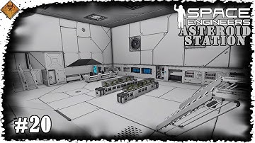 Designing The Sleeping Quarters | Asteroid Station | Space Engineers Time Lapse #20