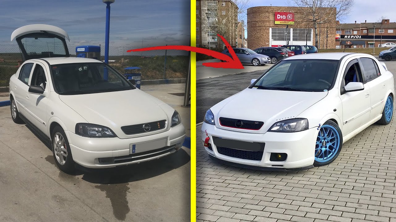 ASI MODIFIQUE MI OPEL ASTRA G  TRUCOS QUE NO SABEIS 