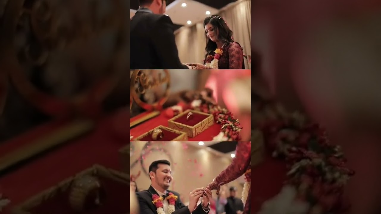 Hath Mera thama tune || Engagement Short Video ❤ #cinematography #engagementdres #love
