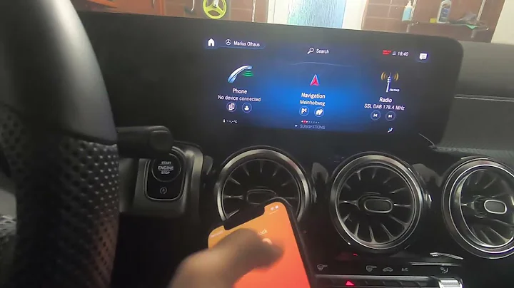 How to Pair an iPhone to a Mercedes Benz MBUX via Bluetooth