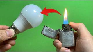 This Simple Lighter Trick Fixes Broken LED Bulbs in Seconds!