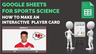 Google Sheets Tutorial for Sports Science: How to Make an Interactive Player Card Profile