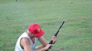 Suppressed Full Auto Ruger 10-22