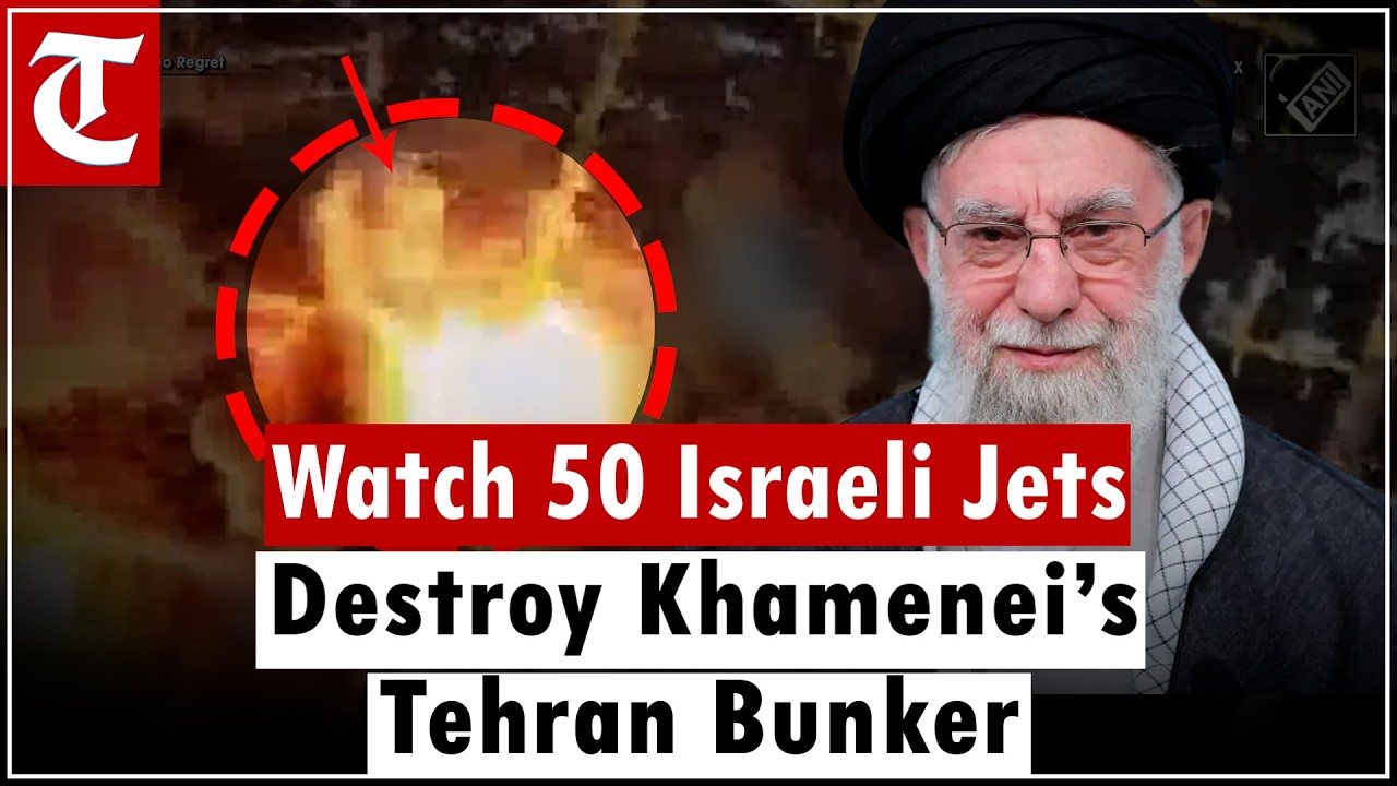 “Senior Officials Thought It Was Impenetrable”– Israel’s 50 Jets Obliterate Khamenei’s Tehran Bunker