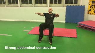 Urban Kombat Krav Maga Technique Review P4: chair breakfall screenshot 5