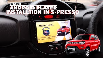 S-presso Android stereo installation | suzuki s-presso Android player | spresso Android| #maazbeatz