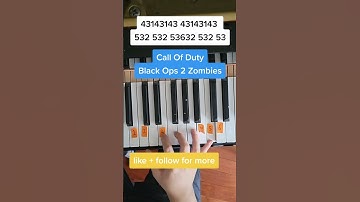 Thumbnail of COD Black Ops 2 Zombies Piano Tutorial