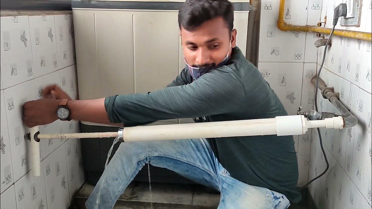 How to clean block pipe easily How to clean kitchen pipe Block