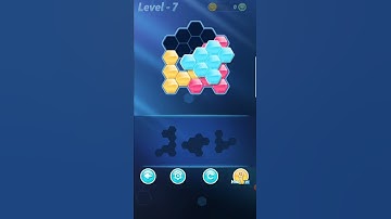 Brain Training Hexa block puzzle game level 7 #shorts #gameplay #igamez