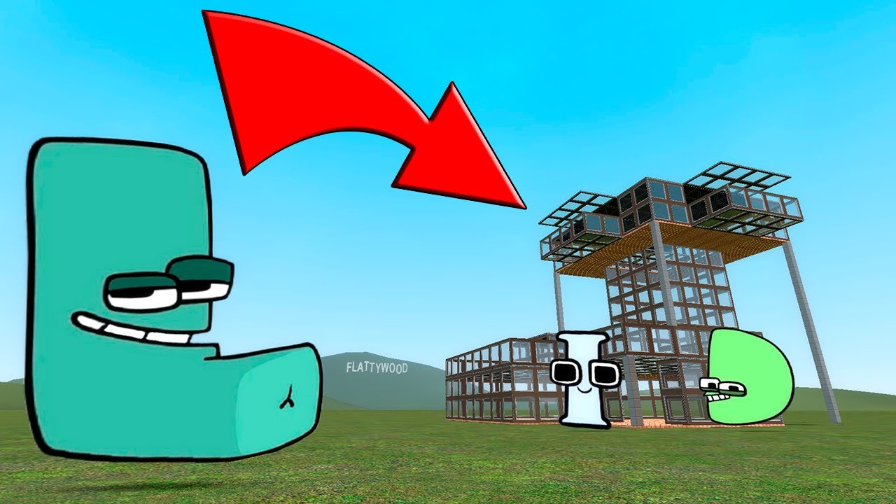 Alphabet Lore Family vs Epic Houses in Garry's Mod Part 12