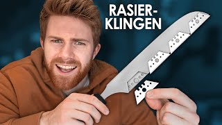 Schärfstes Messer der Welt gebaut!? (Rasierklingen)