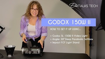 SETUP: GODOX SL 150W II / Angler 26" Deep Parabolic Softbox and Grid / Impact 9.5