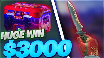 ALL IN BATTLE PAYS $3000?!? HUGE PROFIT! (CSGOLUCK) | AidenGambles