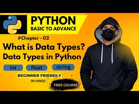 What is Data Type | Data Types in Python | int float string | chapter-2 | Beginner Tutorial #python