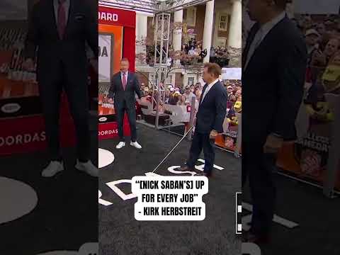 Nick Saban wasn't having this 🤣