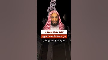 إن الأبرار لفي نعيم ~ تلاوة أيوبية بديعة! للشيخ أحمد بن طالب تسجيل من ساحات المسجد النبوي ♥️..