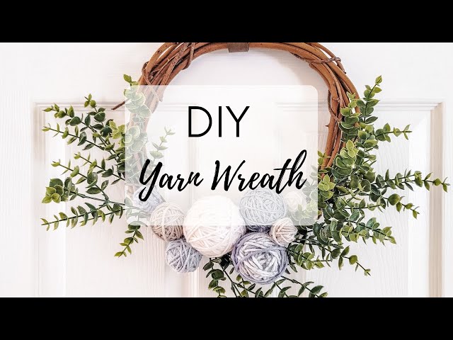Yarn Ball Wreath *perfect for craft rooms!* – Clover Needlecraft
