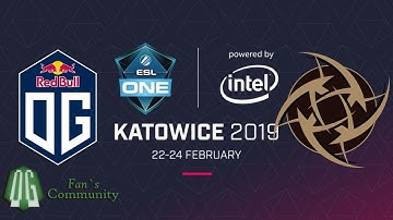 OG vs NiP - Game 3 - ESL One Katowice 2019 - Playoff.