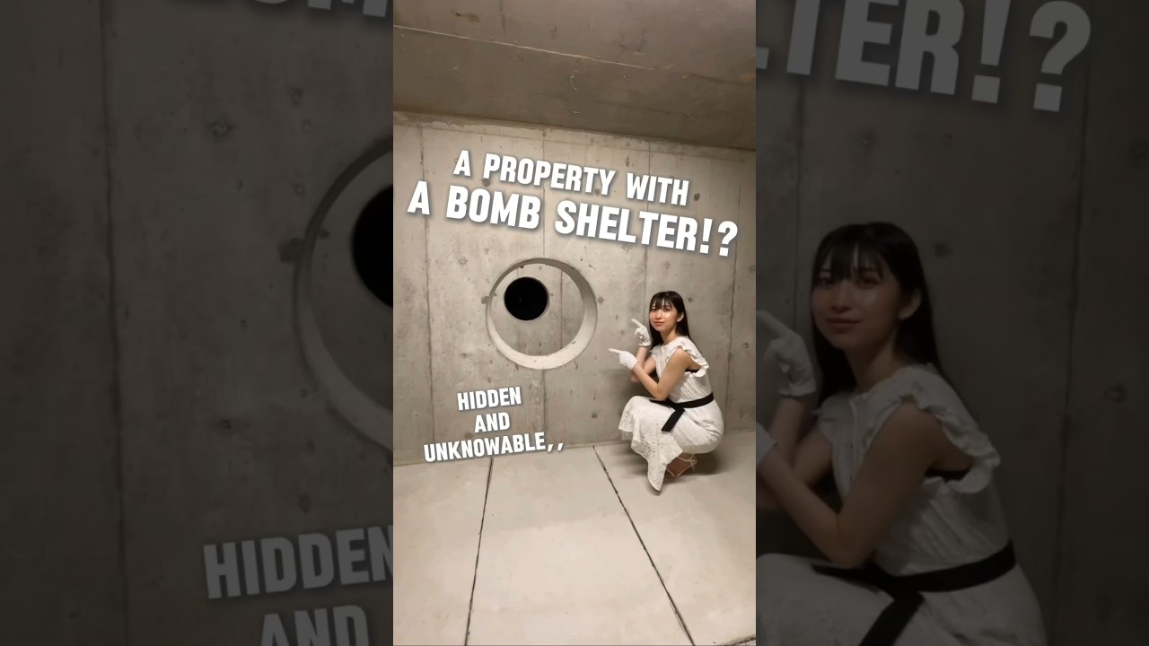 [Property with air raid shelter! ]A property with a shelter that looks like an air raid shelter