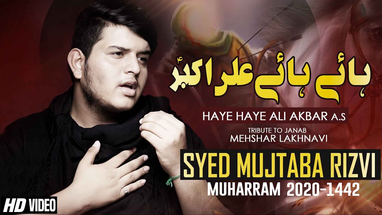 Haye Haye Ali Akbar | Noha Shahadat Ali Akbar 2020 | Syed Mujtaba Rizvi ...