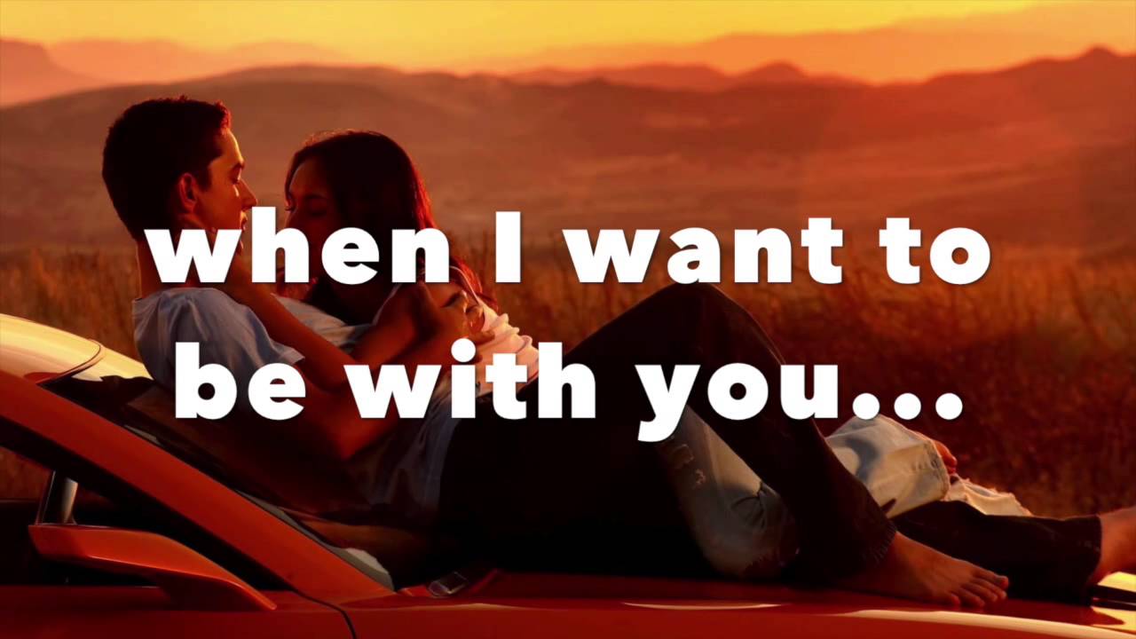 [Love Quotes] "There are only two times when I want to be with you "