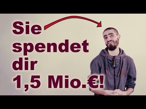 Betreff: Spende von 1,5 Millionen