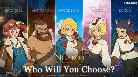 NI NO KUNI: CROSS WORLDS (ROGUE) 2022 New-Online MMORPG Mobile/PC Taiwan Class-Gameplay